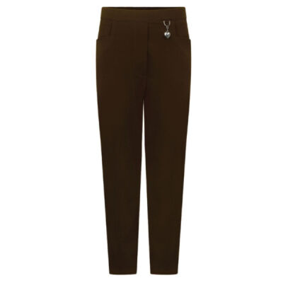 Girls Two Pocket Lycra Trousers Thumbnail